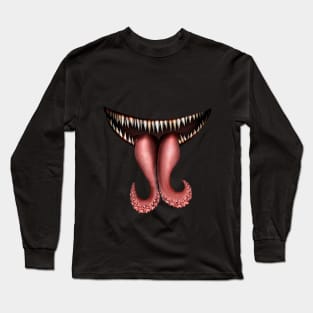 behind a smile Long Sleeve T-Shirt